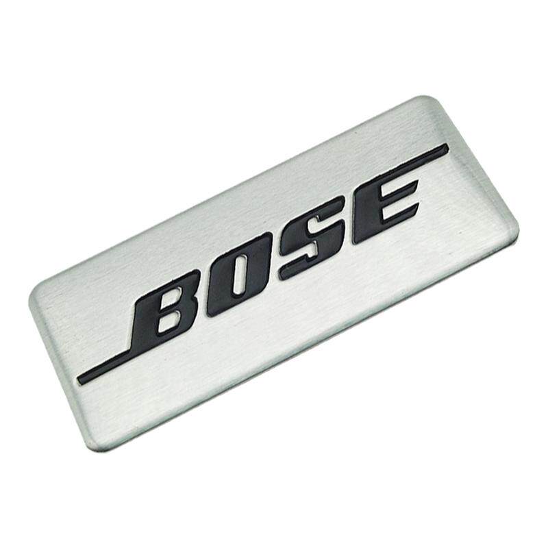 汽车音箱贴纸博士标志装饰喇叭罩boss金属车标BOSS金属音响贴标