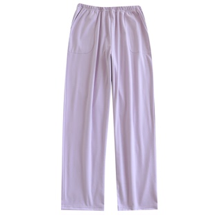 德绒情侣睡裤女士秋冬加厚保暖宽松家居裤抗静电春秋可外穿男长裤