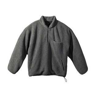 Terrawear仿羊羔绒水洗做旧中性摇粒绒夹克外套棉衣 秋冬的棉衣