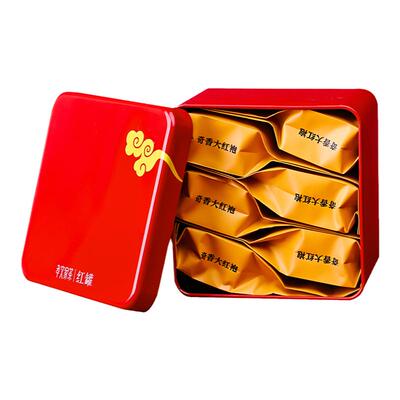 孝文家茶红罐奇香大红袍岩茶口粮茶 武夷山乌龙茶茶叶罐装品鉴茶
