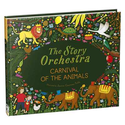 英文原版 The Story Orchestra 交响乐团发声书 圣桑动物狂欢节 音乐故事 有声绘本 故事管弦乐队 英文版 进口英语书籍