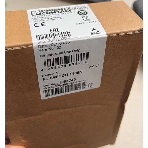 议价菲尼克斯FL SWITCH 1108N 1085243 超薄以太网交换机8个RJ45
