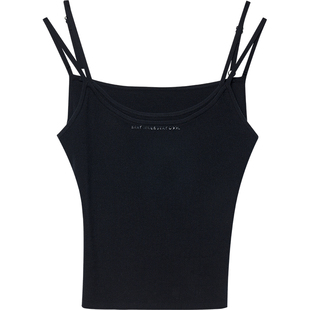 LINCCHIC金羽杰夏季背心女夏外穿设计感针织吊带背心女内搭SW121Y