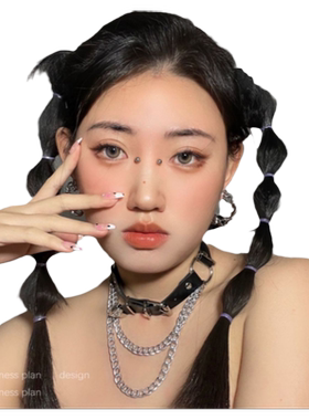 摇滚项圈多莉妮皮革女