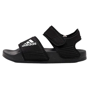 Adidas阿迪达斯凉鞋夏季男女童软底水鞋魔术贴露趾沙滩鞋GW0344