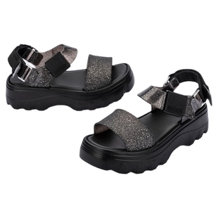 Melissa梅丽莎夏款女士时尚齿轮厚底凉鞋沙滩踏水出游果冻鞋33888