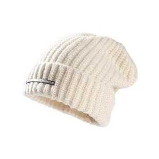 CACUSS针织帽子女秋冬新保暖冷帽月子帽防风防寒毛线帽大头堆堆帽