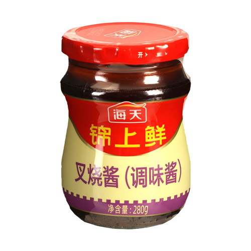 海天锦上鲜叉烧酱280g*15瓶 整箱烤肉红烧菜牛排骨广式蜜汁腌制料