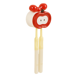 苹果牙刷架家用壁挂牙刷置物架水果造型卫生间免打孔电动牙刷挂架