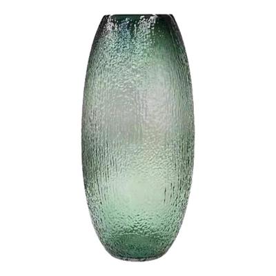 大号落地玻璃花瓶摆件客厅插花轻奢高级感明水养鲜花龙柳马醉木