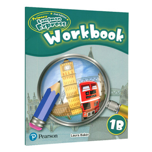原版进口朗文快车小学英语Primary Longman Express 1B配套workbook 培生PLE补习班英语教材一年级下册课后练习题含电子版答案