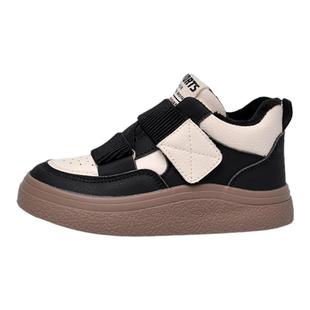 蜡比小星童鞋儿童二棉鞋男童女童加绒加厚运动鞋小孩冬天鞋子冬款