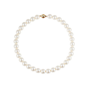 施家珍珠项链女轻奢小众珍珠颈链锁骨链小米珠毛衣链配旗袍脖颈链