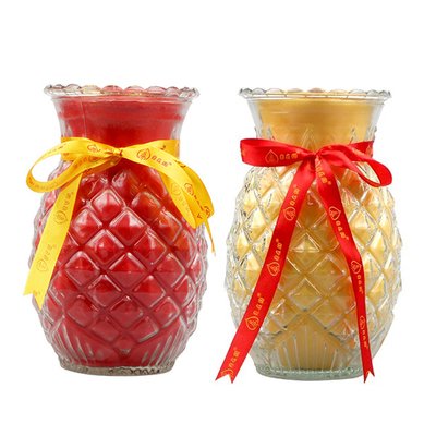 自在园酥油灯七天菠萝玻璃长明灯