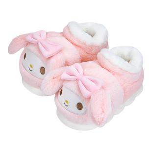 可爱厚底棉拖鞋女士冬季包跟室内居家加绒保暖慈溪毛毛绒高帮棉鞋