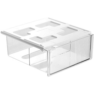 桌下隐形抽屉式收纳盒倒挂纸巾盒办公室桌面底文具杂物整理置物架