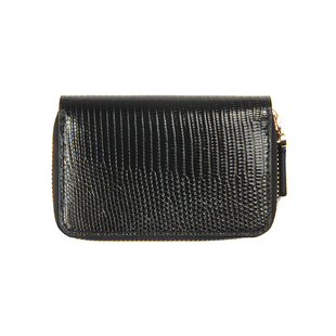 聚变手工皮具高端定制大容量头层牛皮羊皮真皮双拉链零钱包钥匙包