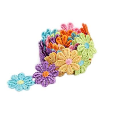 彩色花朵环境手工创意布置花边