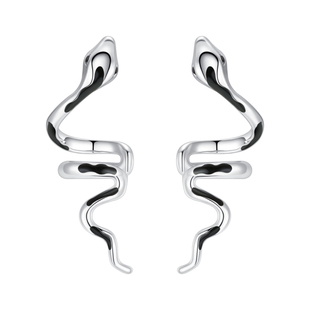 CC&O美杜莎灵蛇系列小银蛇耳夹女小众高级感耳骨夹耳饰品无耳洞
