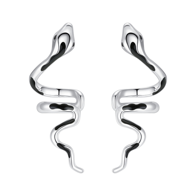ccoo美杜莎灵蛇蛇形耳骨夹耳饰