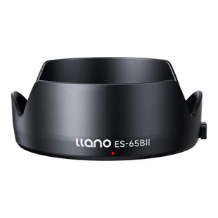 绿巨能ES-65B佳能镜头遮光罩佳能小痰盂遮光罩rf50f18遮光罩佳能R50相机遮光罩相机配件兼容UV镜反扣遮光罩