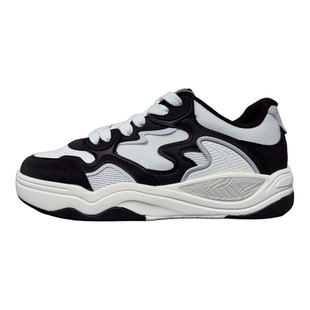 安踏运动烈焰潮流篮球文化板鞋2026春夏男士撞色休闲鞋112628094