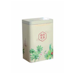 方型大号高山绿茶茶叶罐一斤装茗茶家用铁罐空盒潮汕特产茶叶铁盒