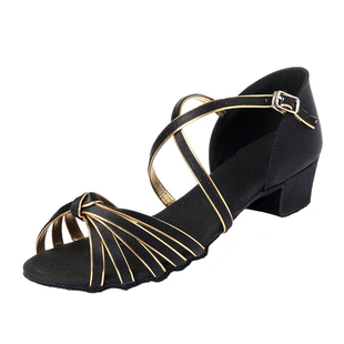 儿童拉丁舞鞋女孩女童少儿软底中低跟初学春夏秋冬款女国标舞蹈鞋