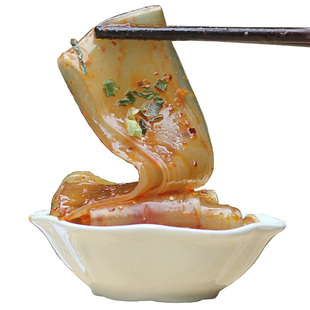 魔芋粉条 四川火锅川粉宽粉粉皮梓潼片粉0脂凉拌凉皮面皮200g袋装