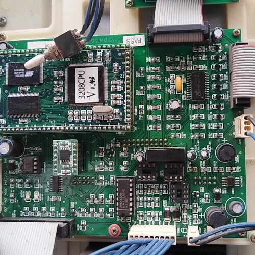 询松江3208 CPU主板，V1.43版本，拆机品，功能完好。
