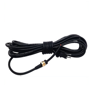 单项潜水泵电源线两插三插水泵插头线铜螺母超软水泵电缆纯铜电线