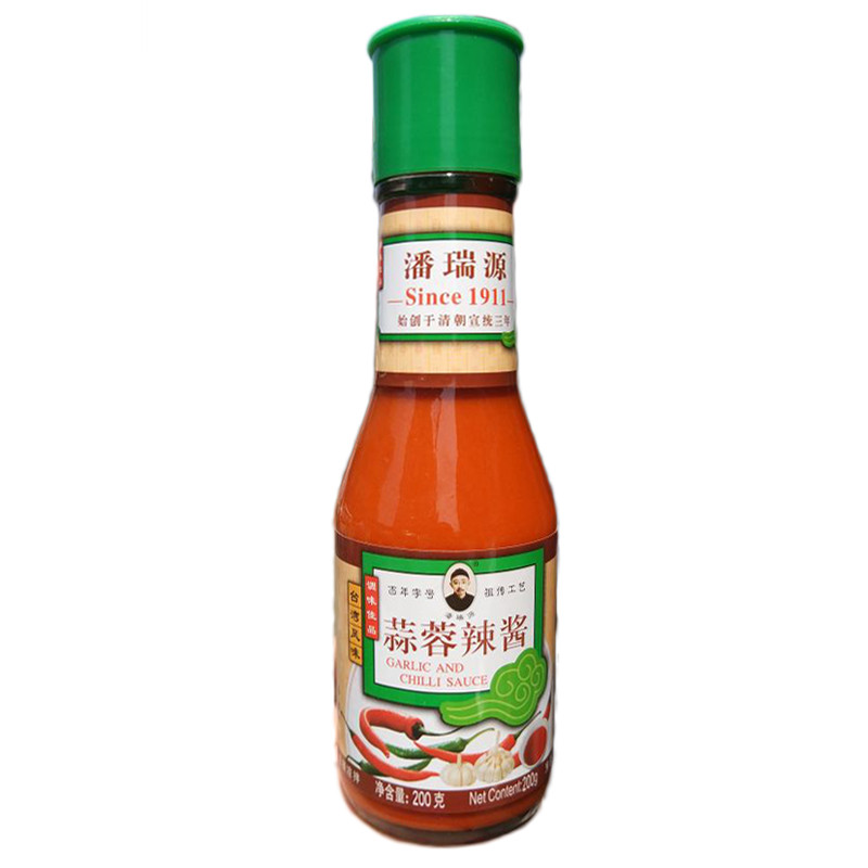 潘瑞源蒜蓉辣椒酱温州土特产 家庭厨房瓶装烧拌面凉菜海鲜调味料