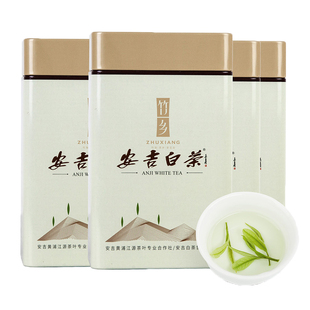 竹乡安吉白茶2025新茶明前特级罐装礼盒官方旗舰店正品口粮茶500g