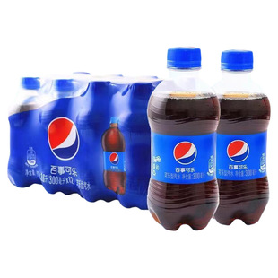 百事可乐新货碳酸汽水300ml*12瓶装整箱经典原味碳酸饮料聚会