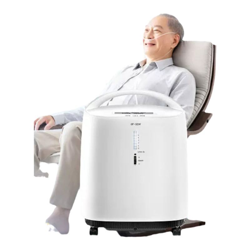 鱼跃8f-5aw制5升氧机家用吸氧机老人官方旗舰店老年人氧气机