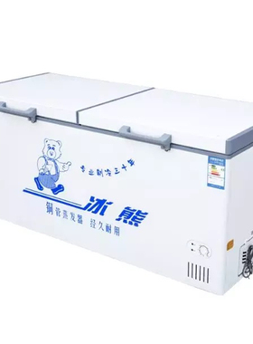 冰熊铜管冷冻商用节能冰柜