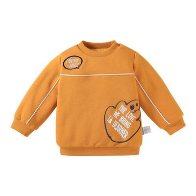 蒂孩儿卫衣夹棉打底保暖外出