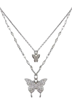 千亿少女#韩国东大门蝴蝶项链