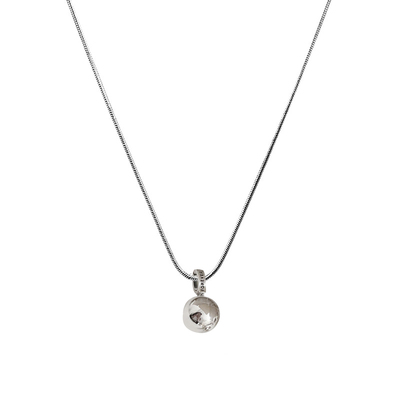 重工纯银有求必应万能吊坠毛衣链