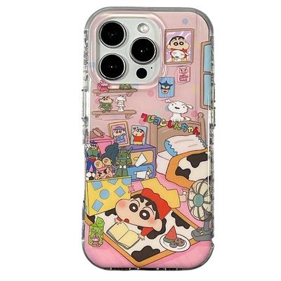 蜡笔小新可爱适用苹果手机壳