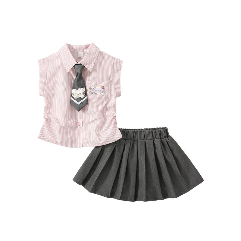 DO.CAT女童套装学院风宝宝制服