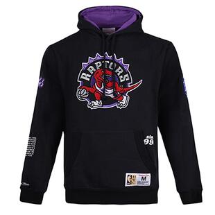 Mitchell&ness中性MN复古NBA球队起源猛龙队logo运动卫衣运动卫衣