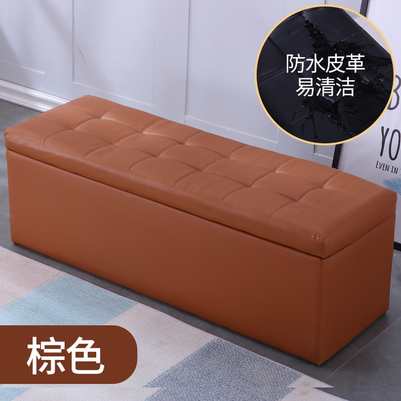 服装店沙发试衣间长方形换鞋凳家用可坐收纳储物柜更衣室长条凳子