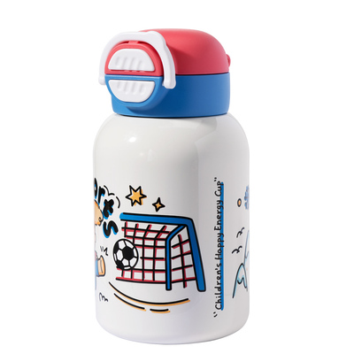 如山新款高颜值儿童保温杯双饮杯