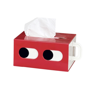Homeside斜眼纸巾盒趣味餐巾纸收纳创意抽屉式可爱卡通桌面摆件