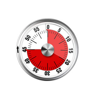 厨房计时器机械提醒器学生时间管理定时闹钟自律器做题家用倒时钟