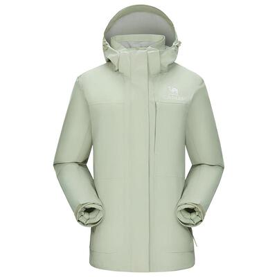 骆驼冲锋衣防风加厚三合一女