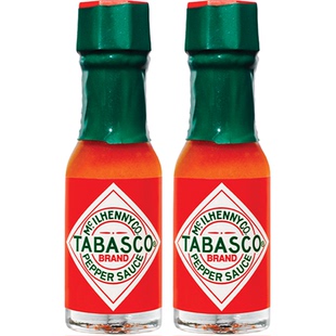 【U先试用】TABASCO辣椒仔3.7ml2瓶装迷你辣椒汁辣酱低脂酸辣调料