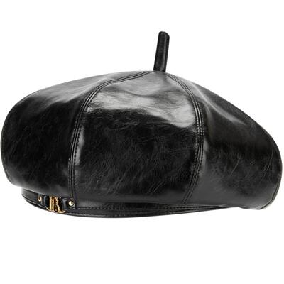 【商场同款】太平鸟2025年秋季新款棕色贝雷帽A1YAF3111