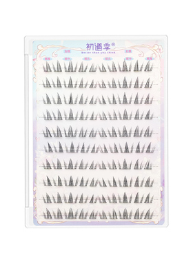 初遇季氛围感蝴蝶少女假睫毛